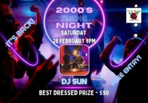 2000s Night 28 February 9pm. 