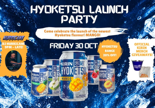 Hyoketsu Launch Party + DJ Hurricane - Fri 30 October. 