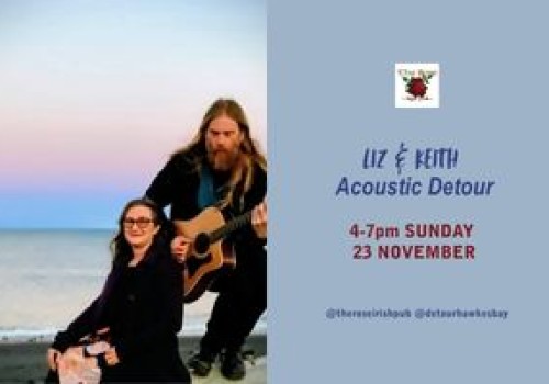 Liz, Keith & Friends, Sunday 23 November. 