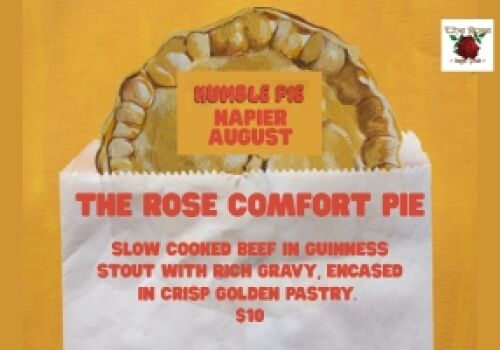 Napier Humble Pie Month - August 2026. 