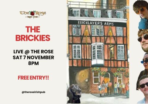 THE BRICKIES - LIVE MUSIC 7 NOVEMBER 8PM. 