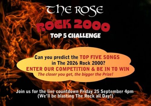The Rose Rock2000 Top 5 Challenge. 